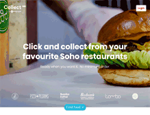 Tablet Screenshot of collectfood.com